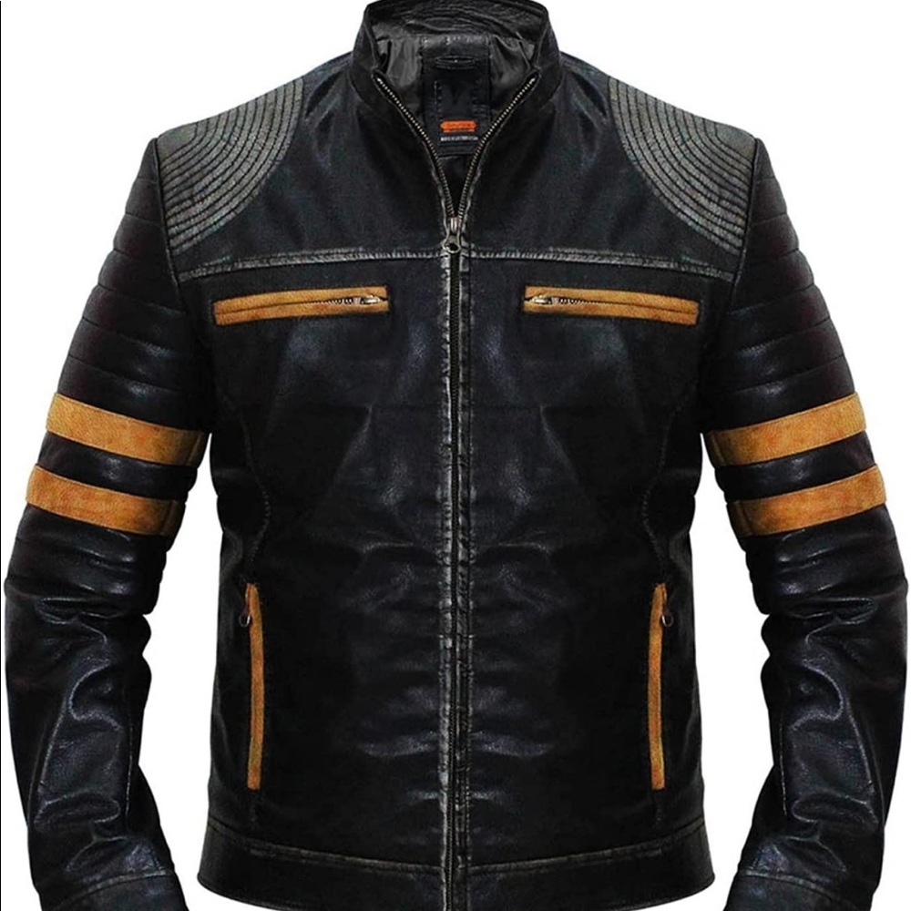 Distressed Motorcycle Jacket